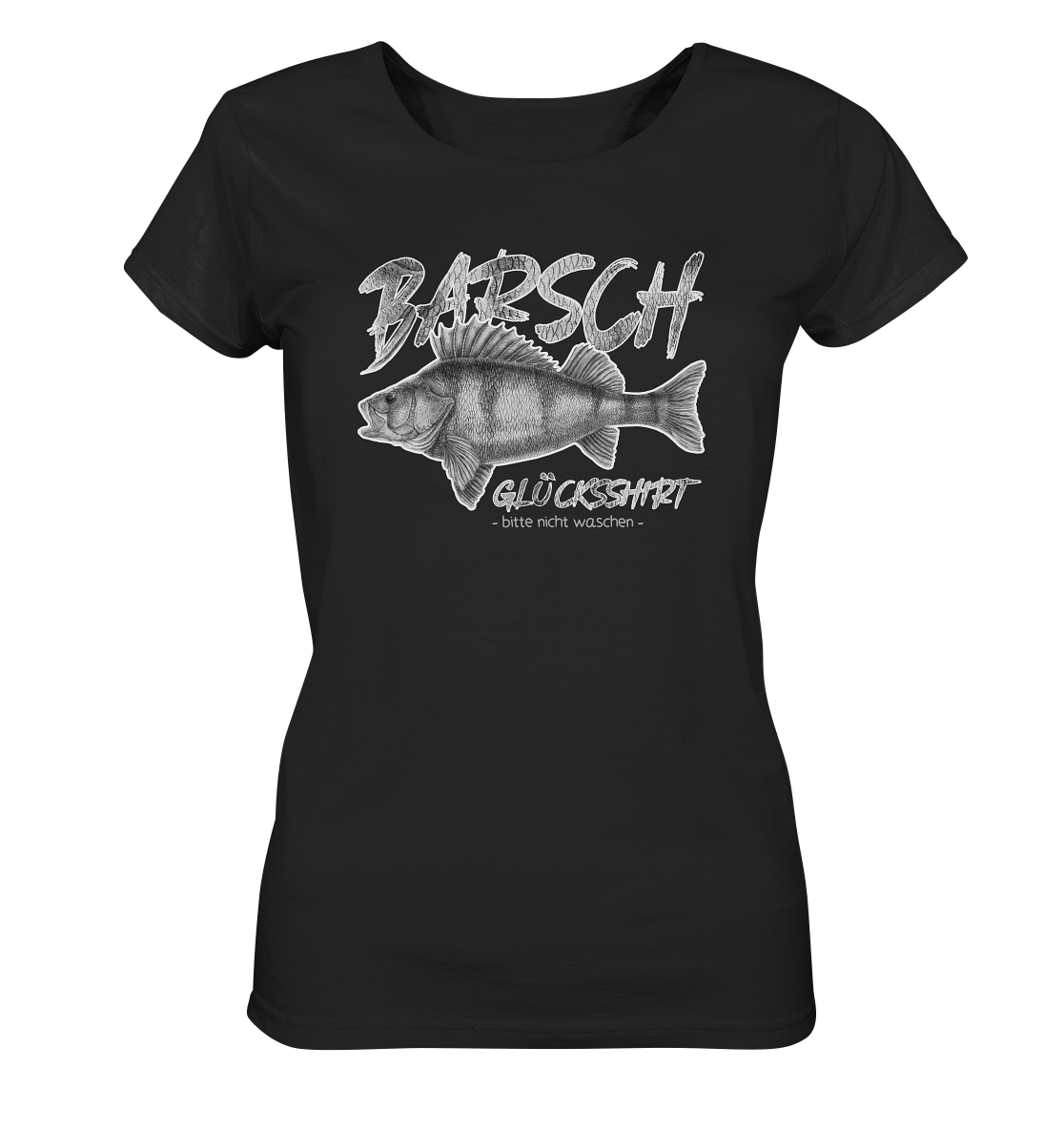 Barsch Glücksshirt - Frauen Bio T-Shirt
