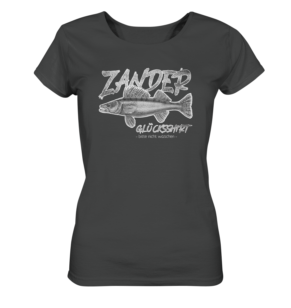 Zander Glücksshirt - Frauen Bio T-Shirt