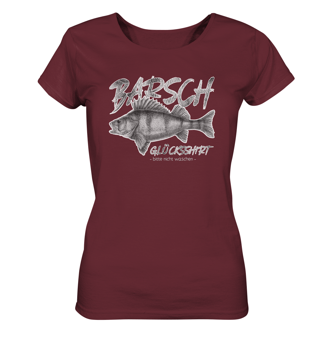 Barsch Glücksshirt - Frauen Bio T-Shirt