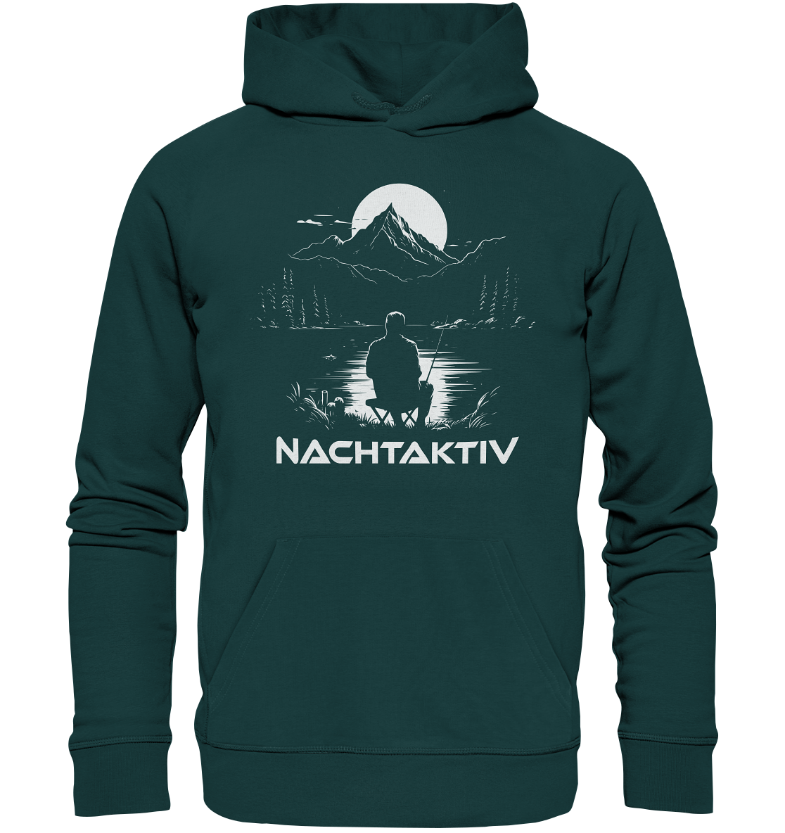 Nachtaktiv - Premium Bio Hoodie
