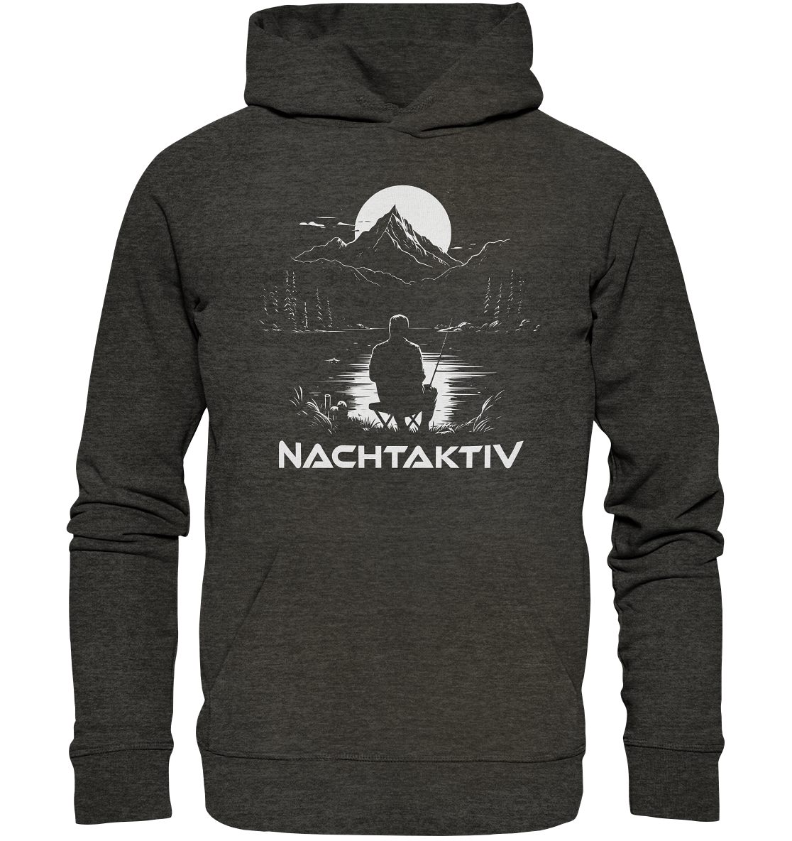 Nachtaktiv - Premium Bio Hoodie