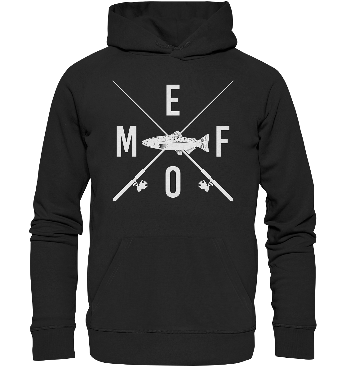Gekreuzte Ruten MEFO - Premium Bio Hoodie