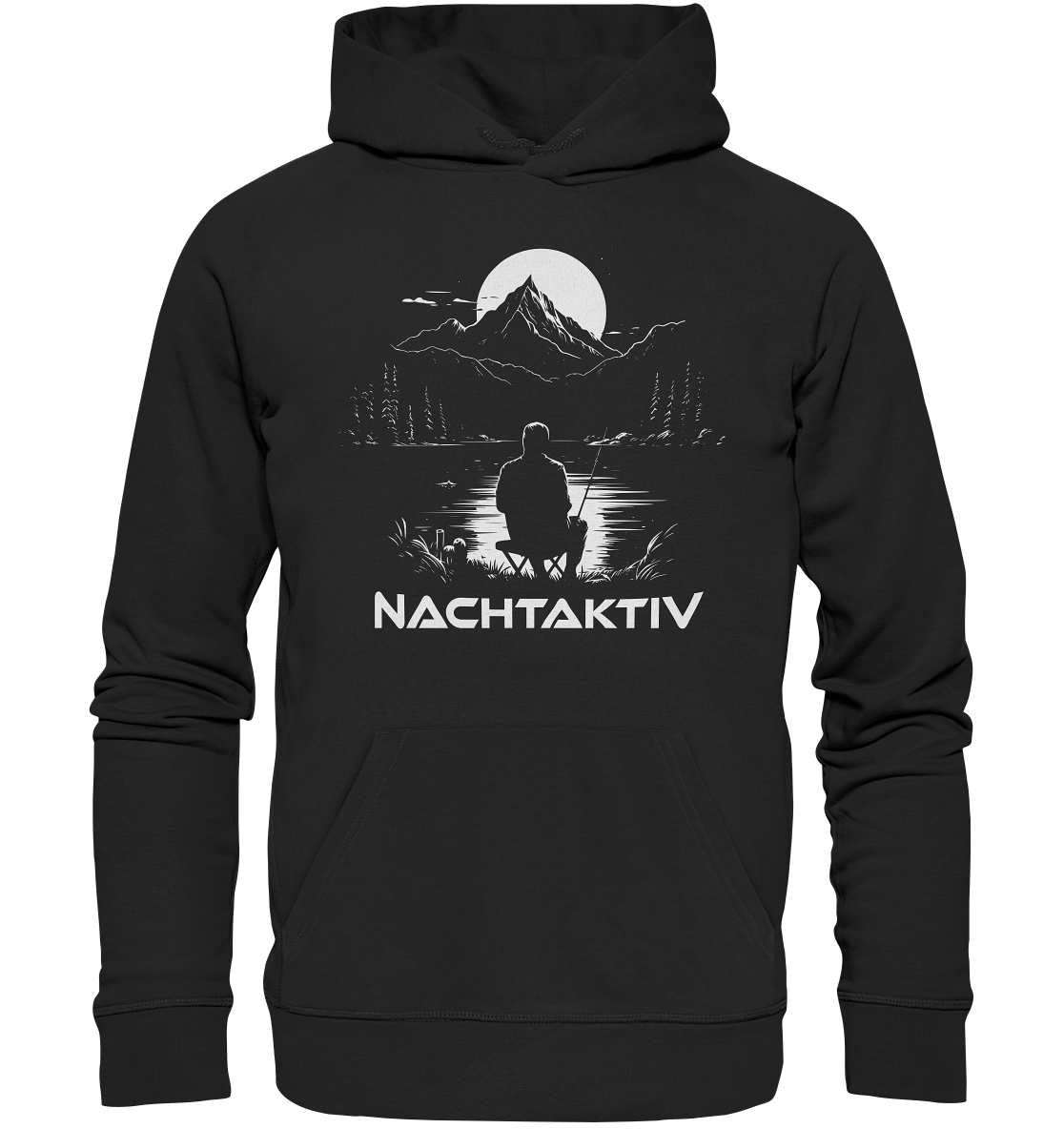 Nachtaktiv - Premium Bio Hoodie