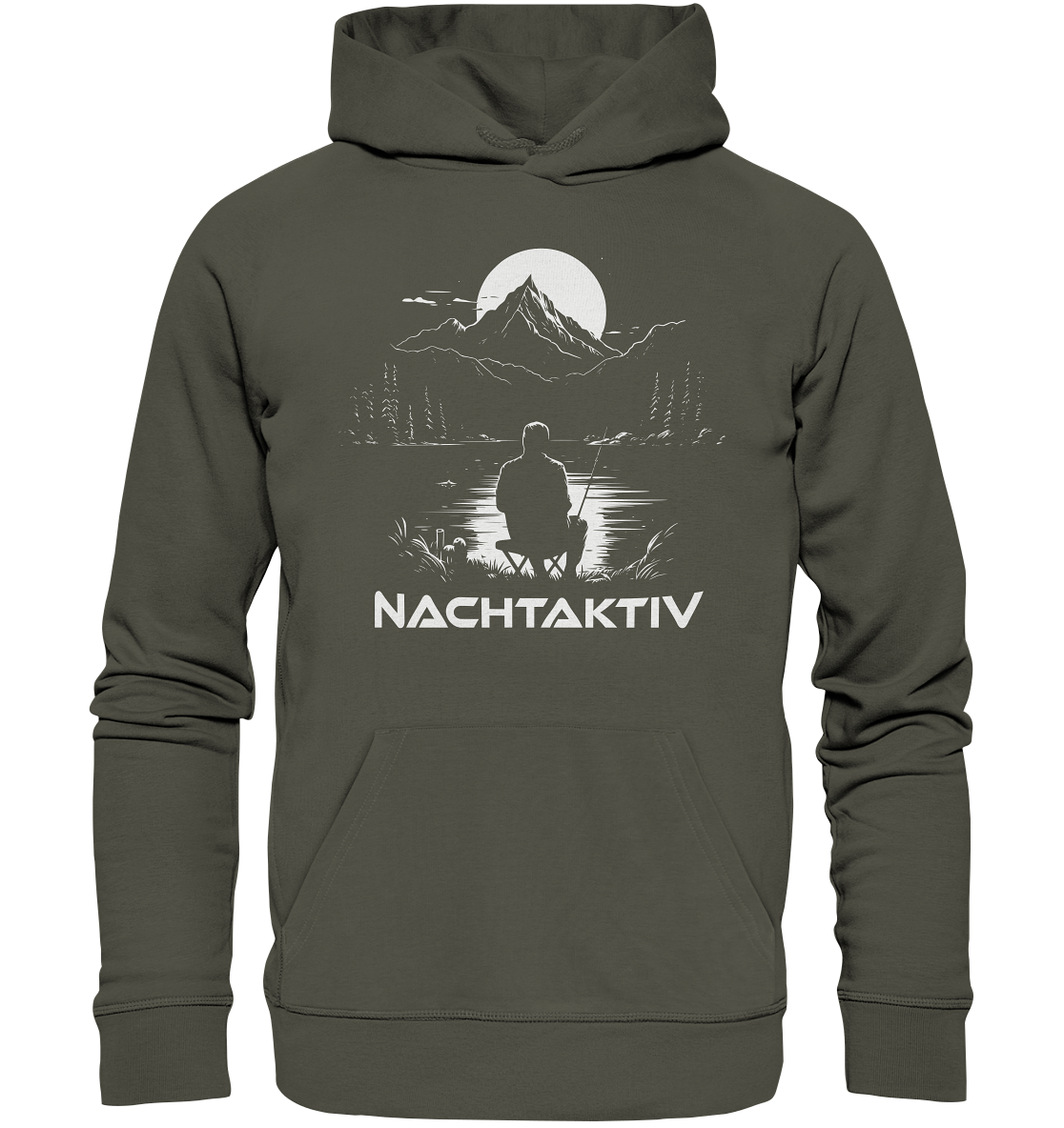 Nachtaktiv - Premium Bio Hoodie
