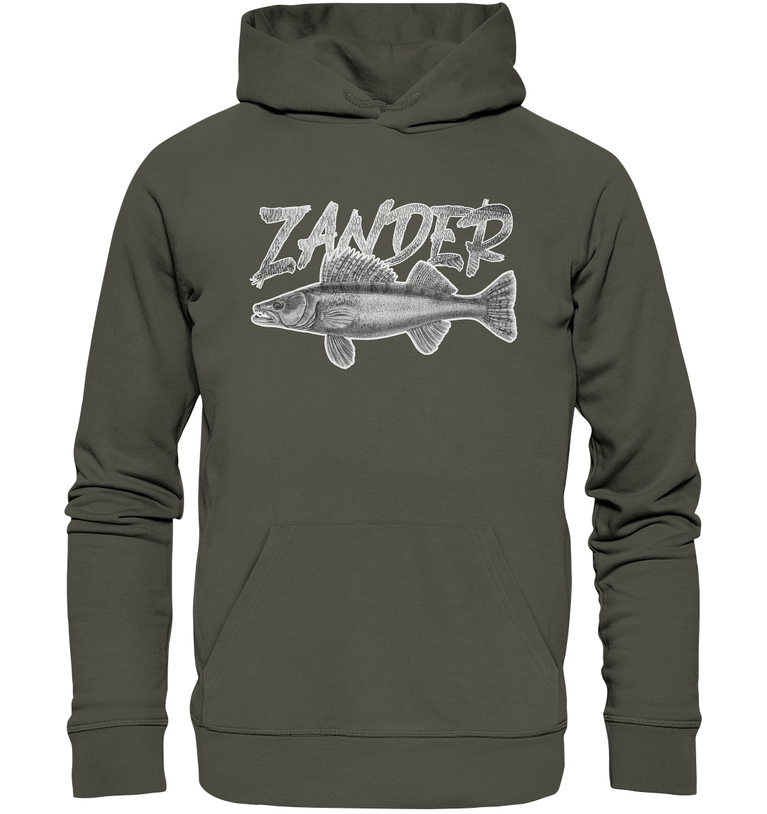 Der Zander - Premium Bio Hoodie