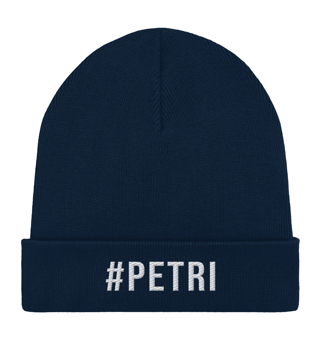 #Petri Stick - Organic Rib Beanie