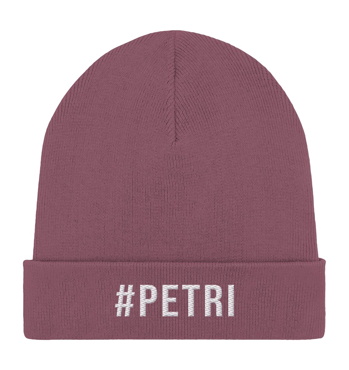 #Petri Stick - Organic Rib Beanie