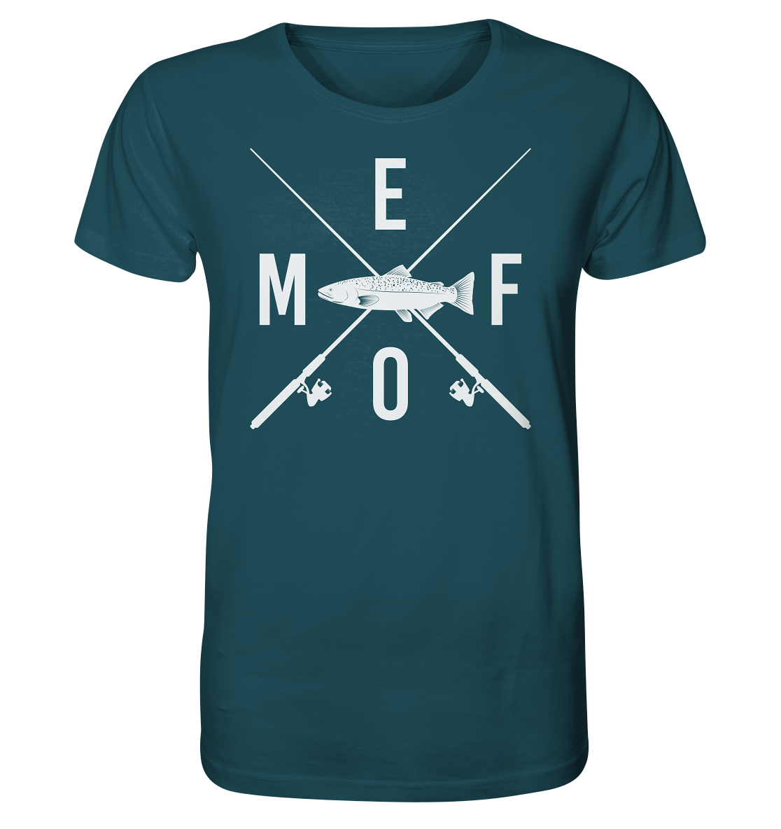 Gekreuzte Ruten MEFO - Männer Bio T-Shirt