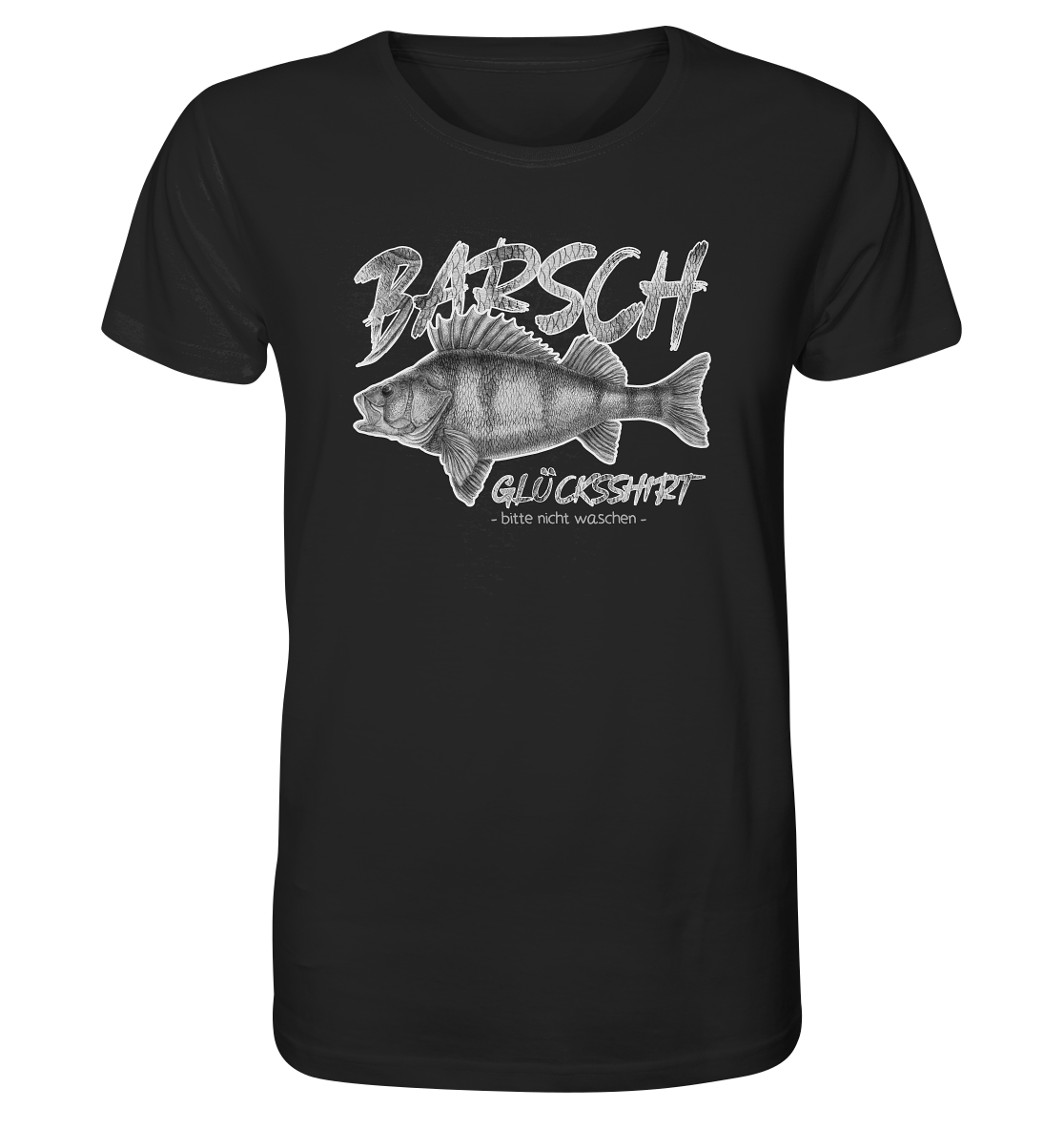 Barsch Glücksshirt - Männer Bio T-Shirt