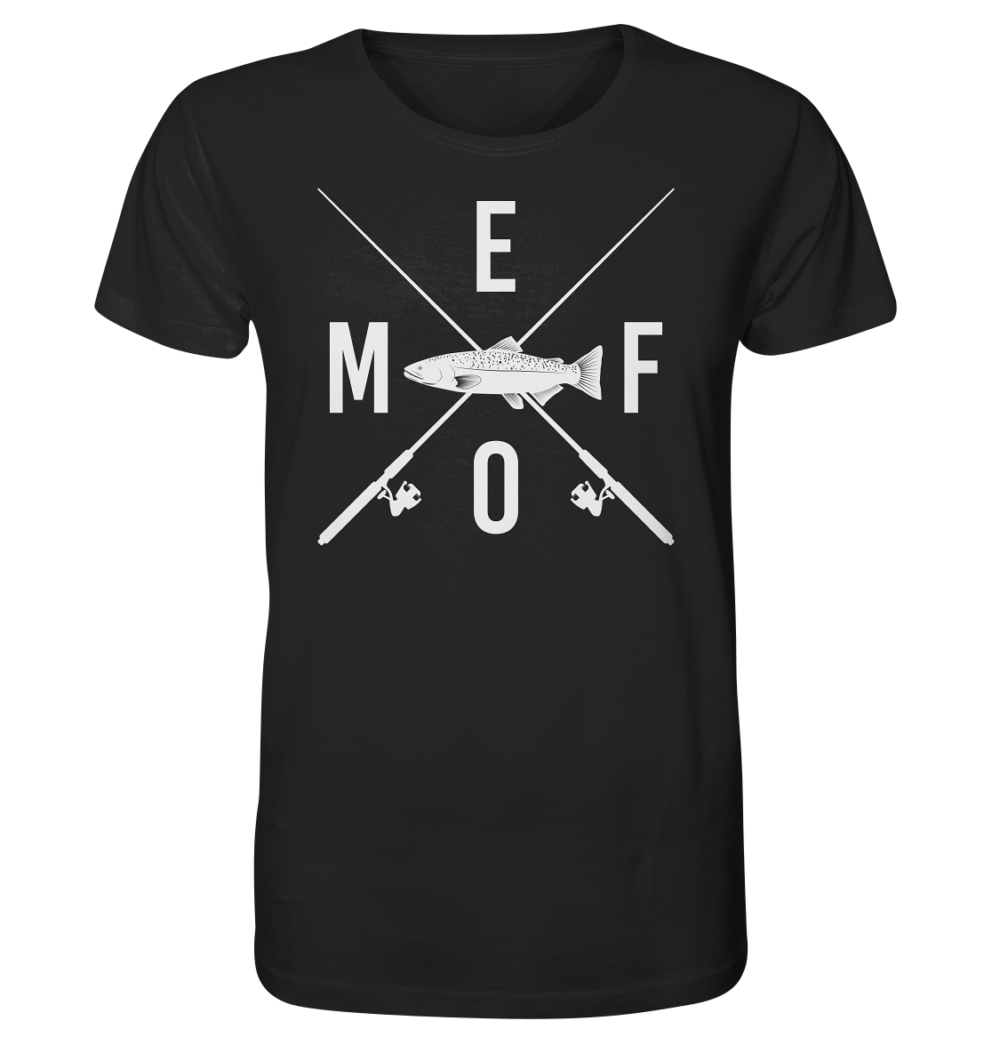 Gekreuzte Ruten MEFO - Männer Bio T-Shirt
