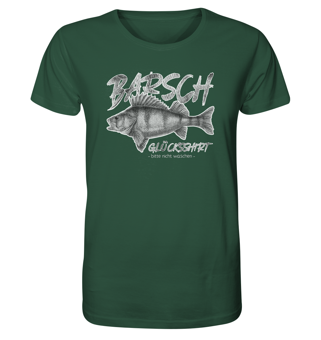 Barsch Glücksshirt - Männer Bio T-Shirt