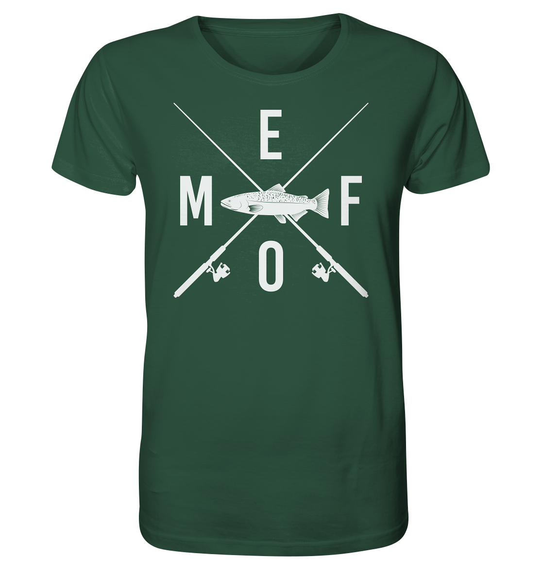 Gekreuzte Ruten MEFO - Männer Bio T-Shirt
