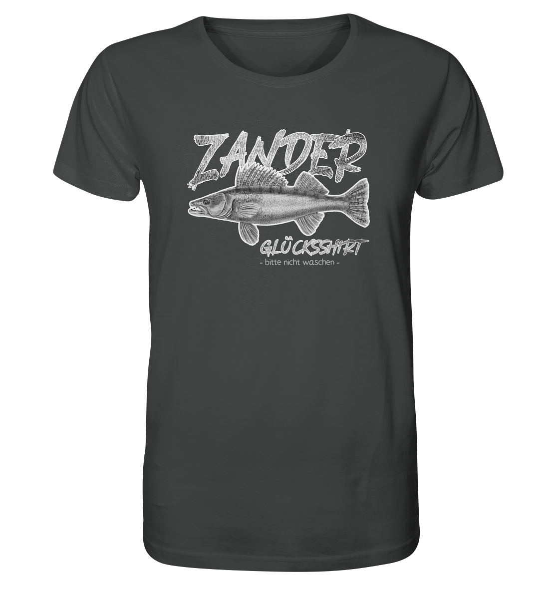 Zander Glücksshirt - Männer Bio T-Shirt