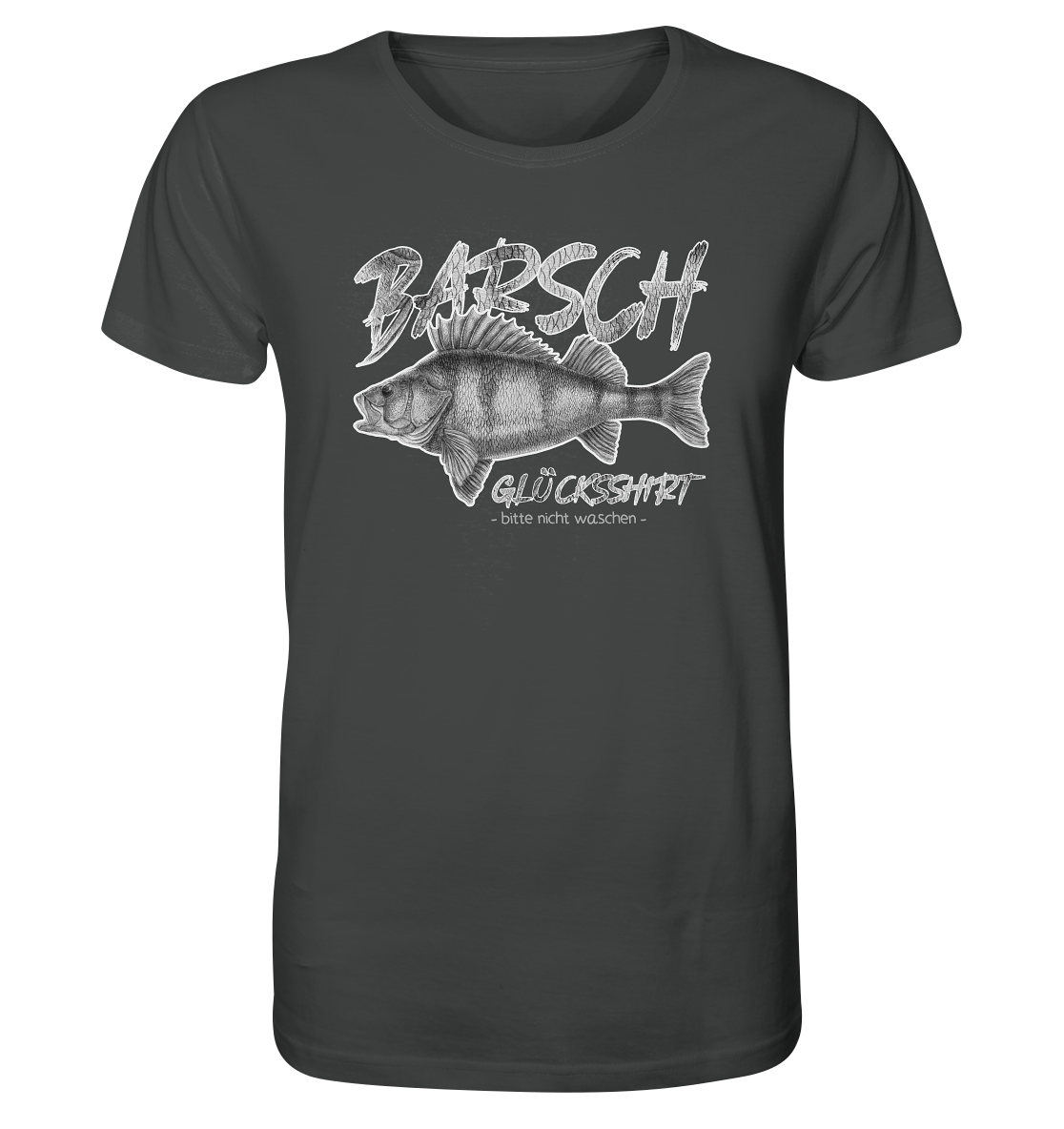 Barsch Glücksshirt - Männer Bio T-Shirt