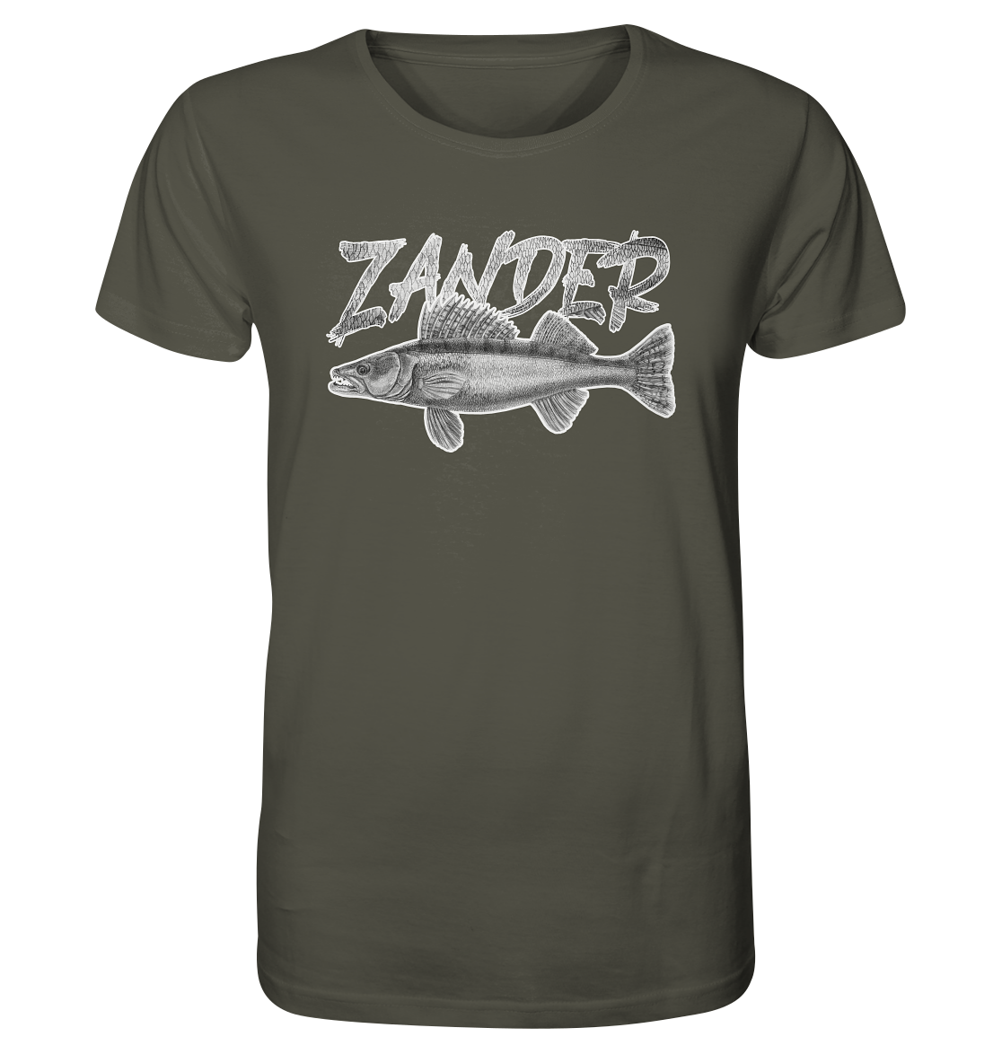 Der Zander - Männer Bio T-Shirt