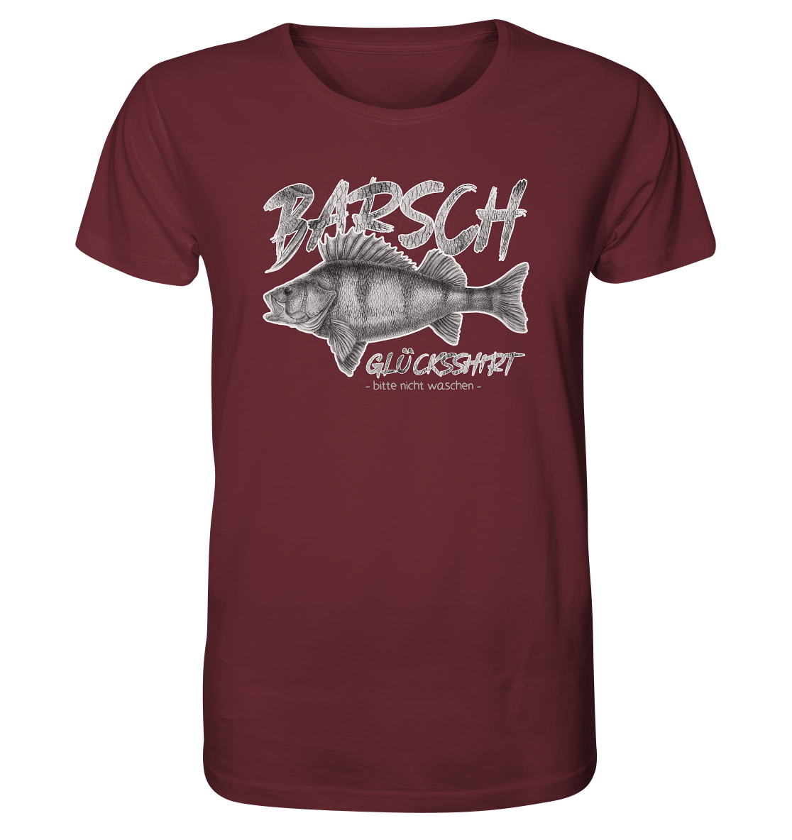 Barsch Glücksshirt - Männer Bio T-Shirt