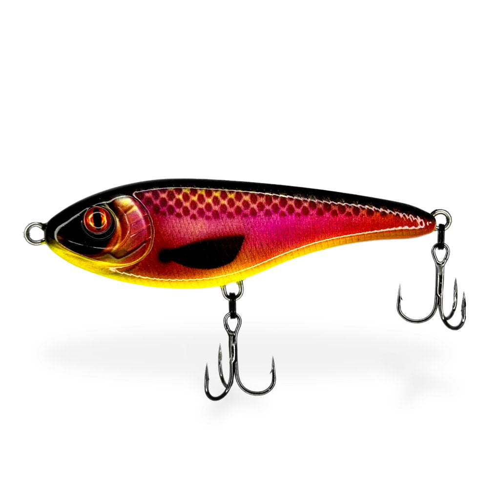 Hechtmutti Jerkbait Mini 9cm - Pink Roach