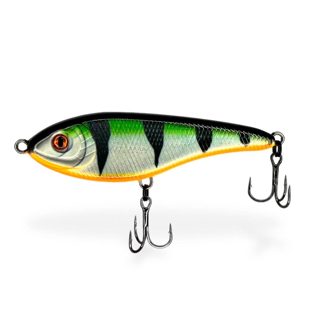 Hechtmutti Jerkbait Mini 9cm - Green Perch