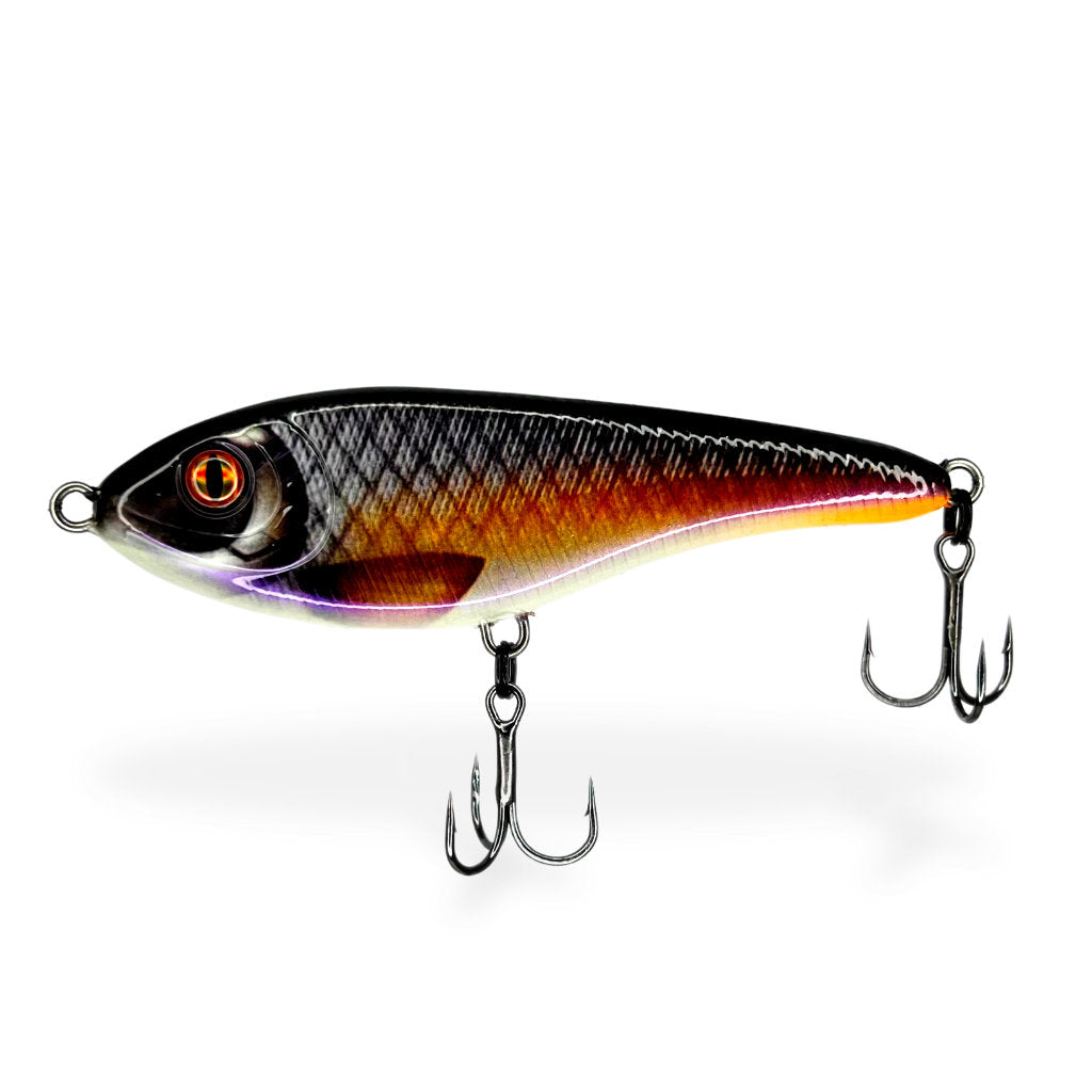 Hechtmutti Jerkbait Mini 9cm - Burning Roach