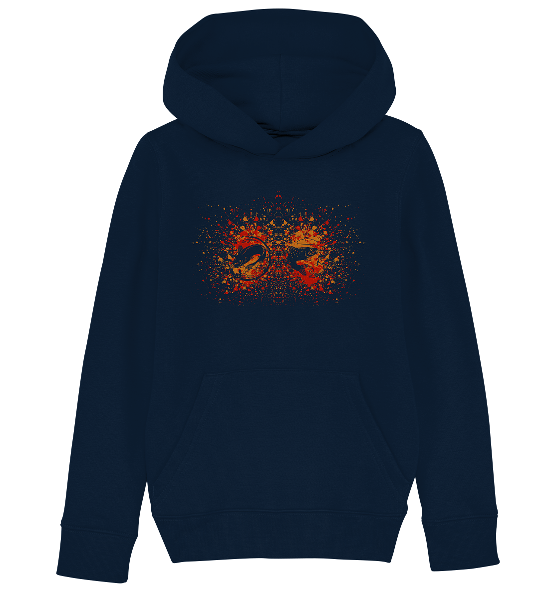 Fischexplosion - Kinder Bio Hoodie