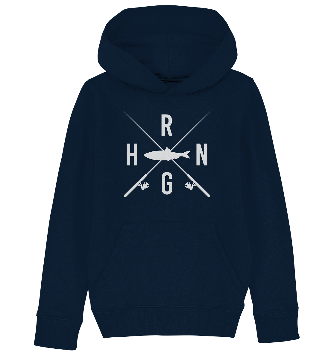 Hering gekreuzte Ruten - Kinder Bio Hoodie