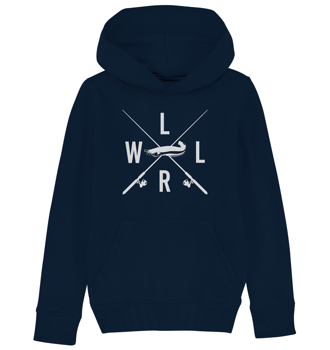 Waller gekreuzte Ruten - Kinder Bio Hoodie