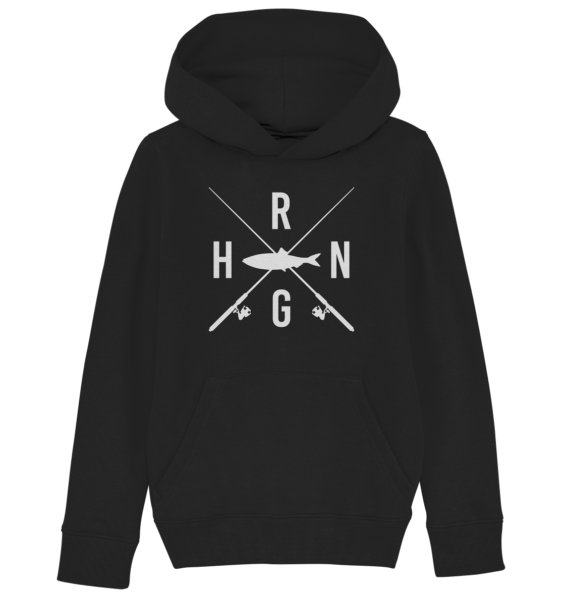 Hering gekreuzte Ruten - Kinder Bio Hoodie
