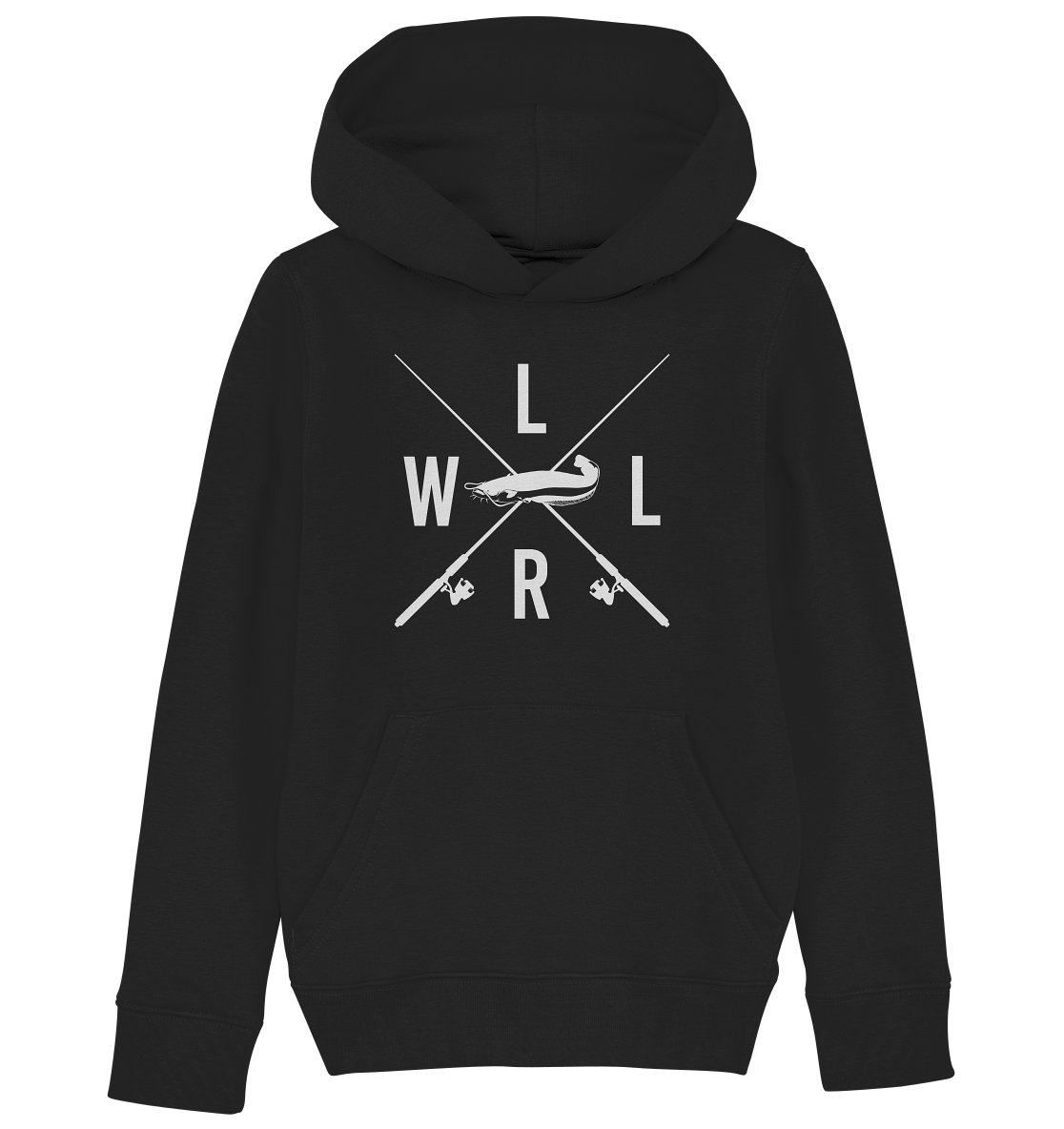 Waller gekreuzte Ruten - Kinder Bio Hoodie