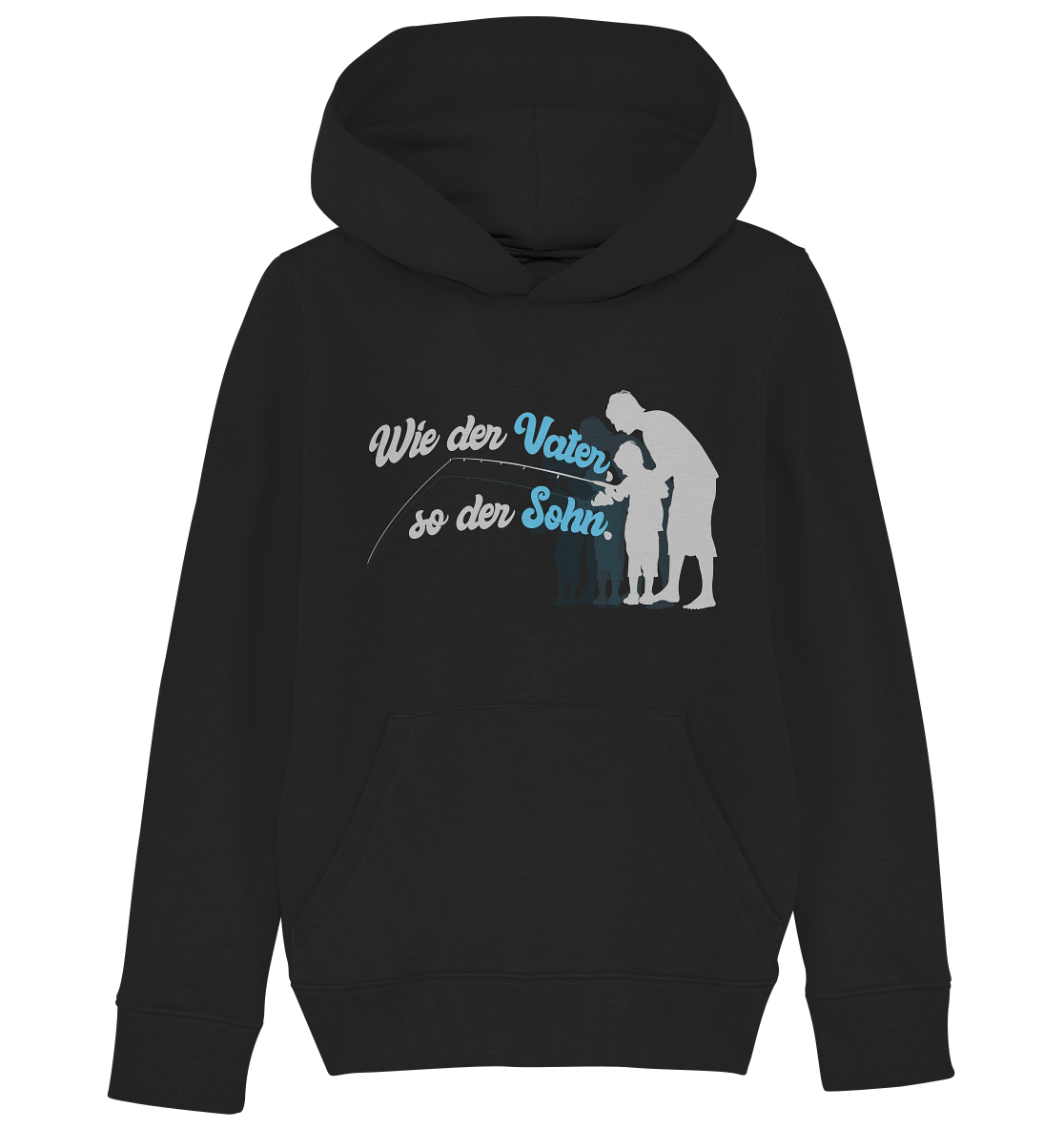 Wie der Vater so der Sohn - Kinder Bio Hoodie