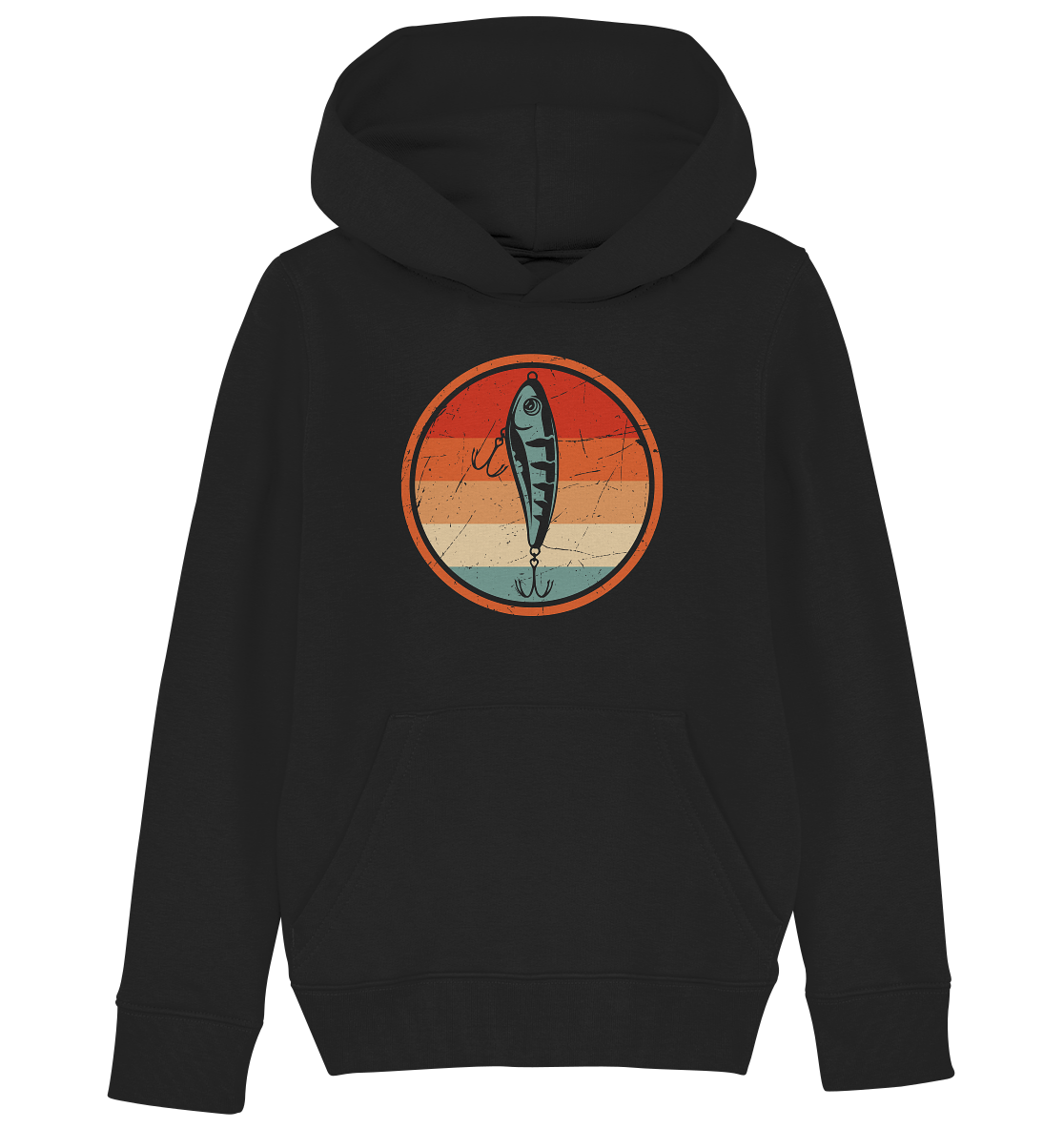 Spinnfischen - Kinder Bio Hoodie