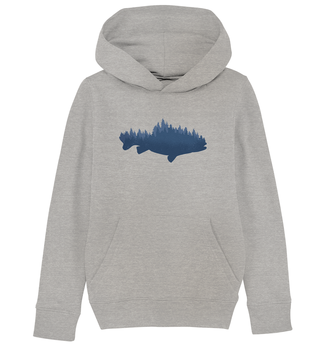 Fischkontur - Kinder Bio Hoodie