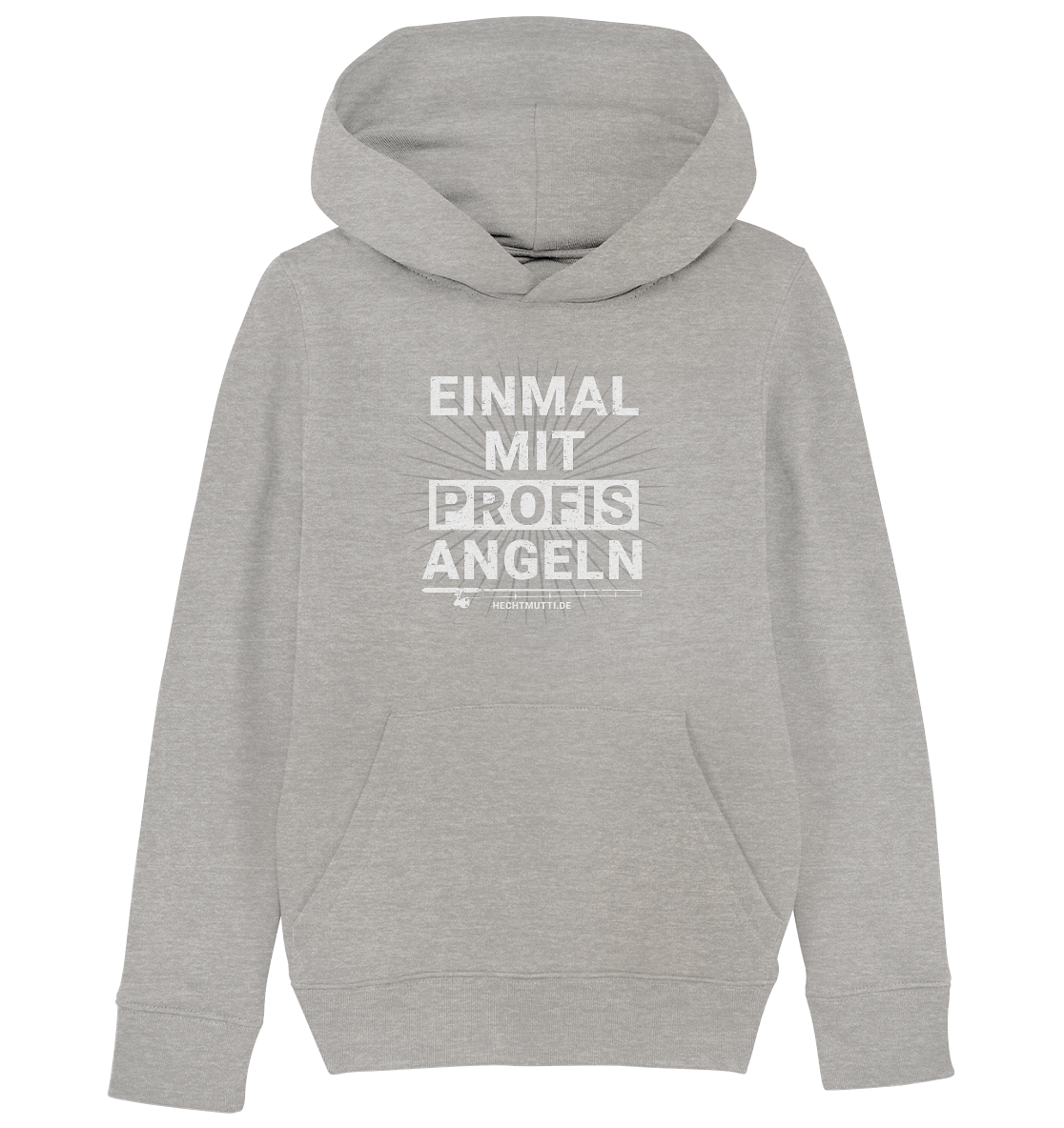 Einmal mit Profis angeln - Kinder Bio Hoodie