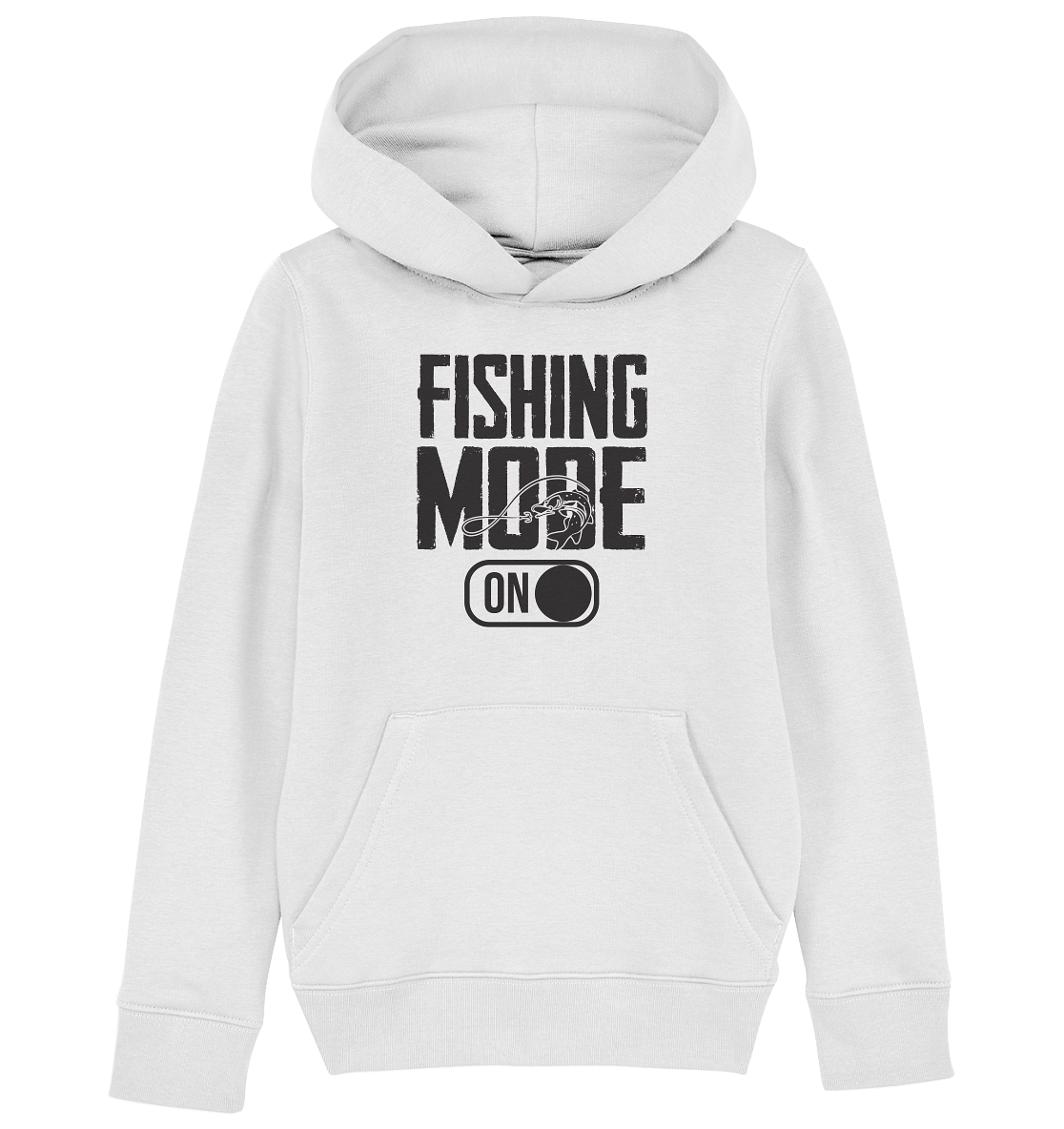 Fishing Mode On Kinder Bio Hoodie