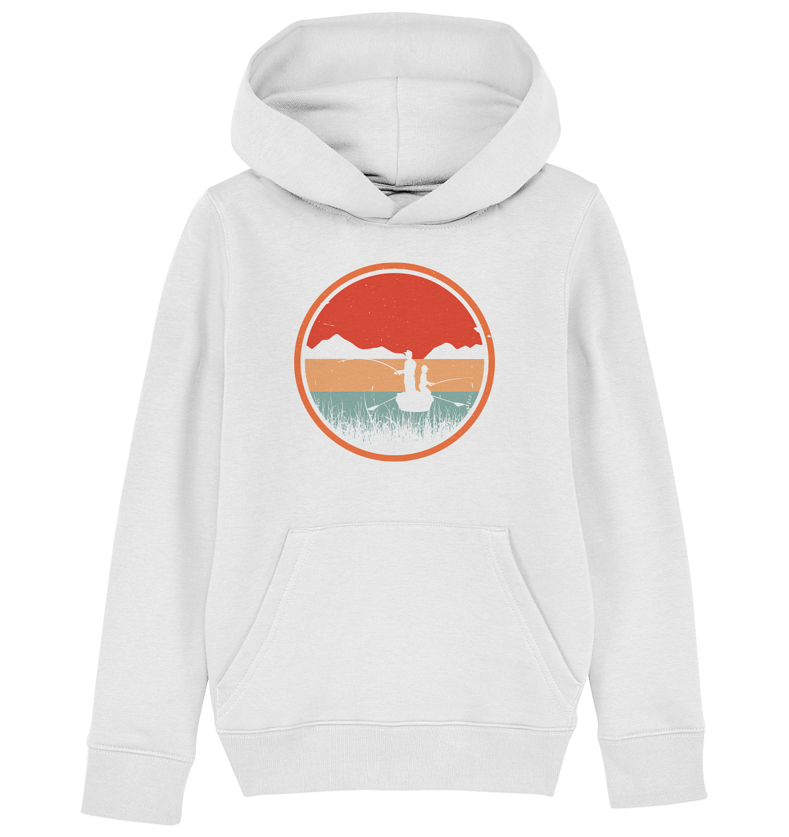 Bootsangeln - Kinder Bio Hoodie