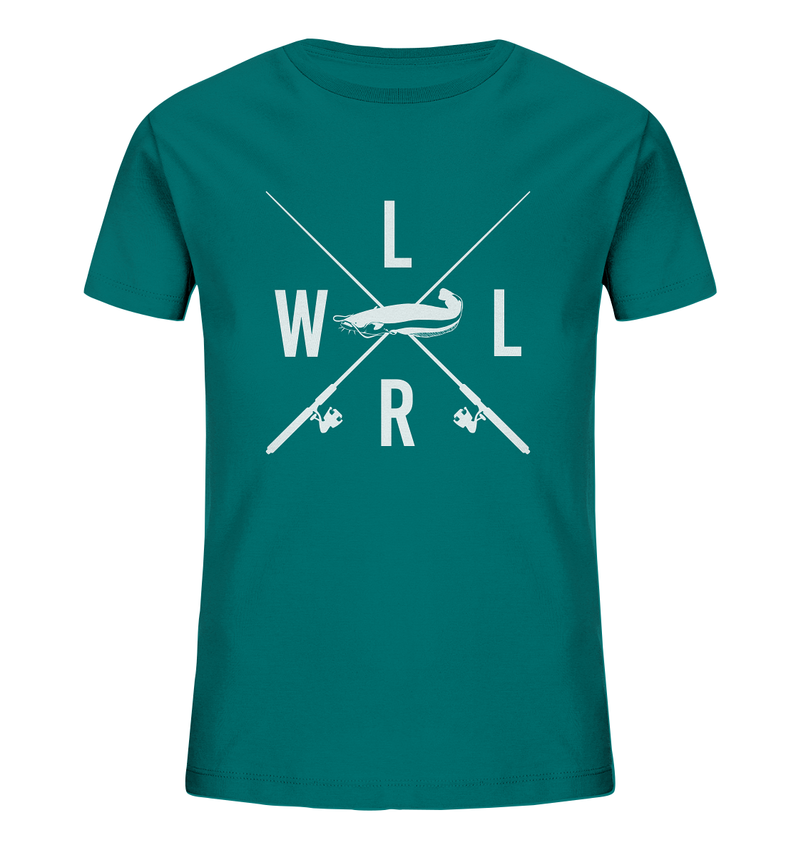 Waller gekreuzte Ruten - Kinder Bio T-Shirt