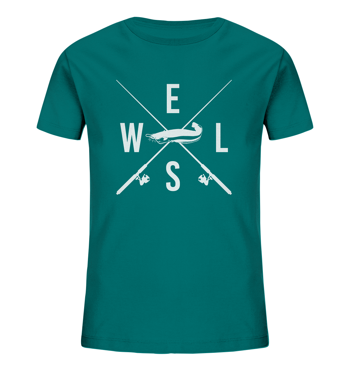 Wels gekreuzte Ruten - Kinder Bio T-Shirt