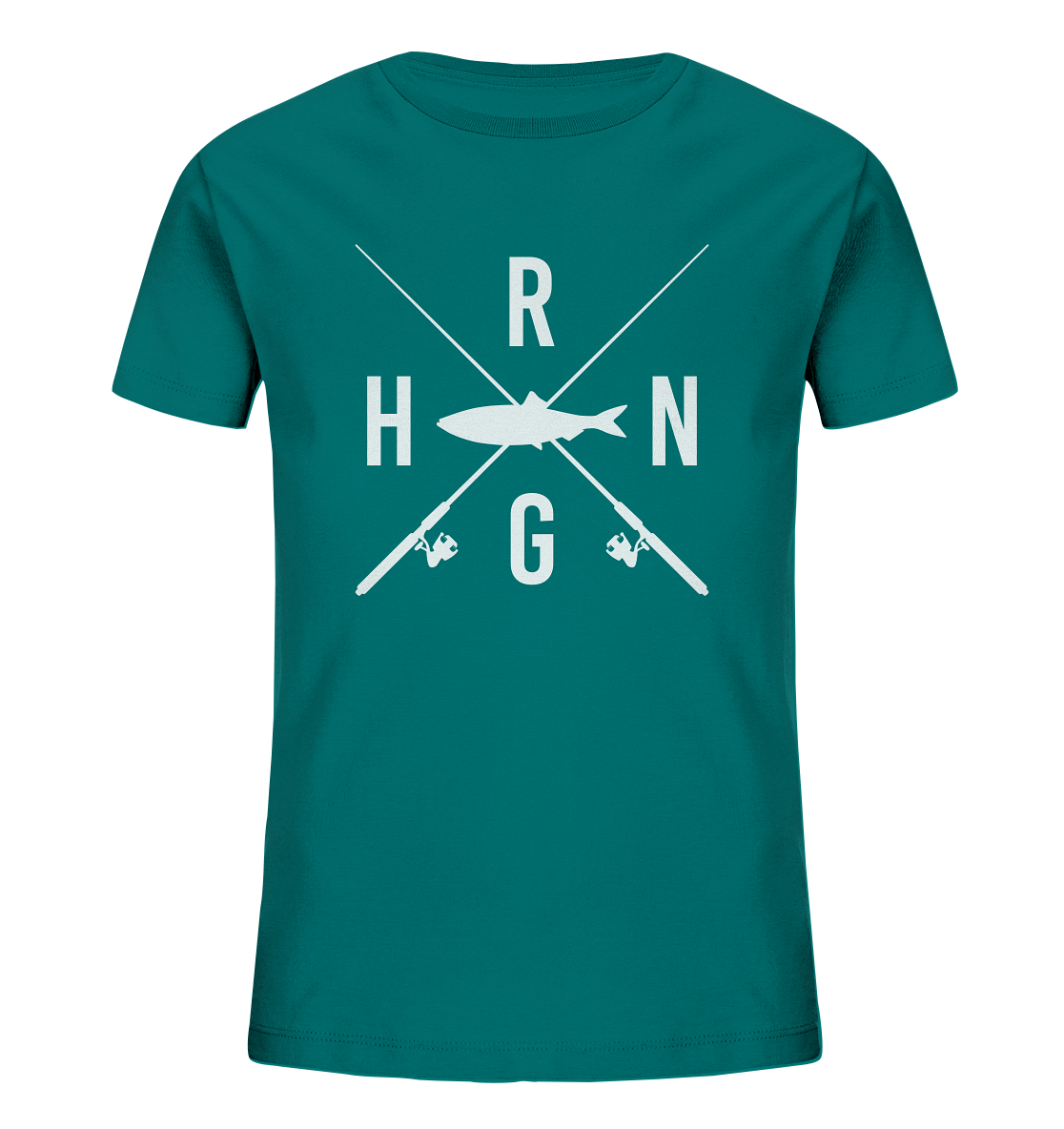 Hering gekreuzte Ruten - Kinder Bio T-Shirt