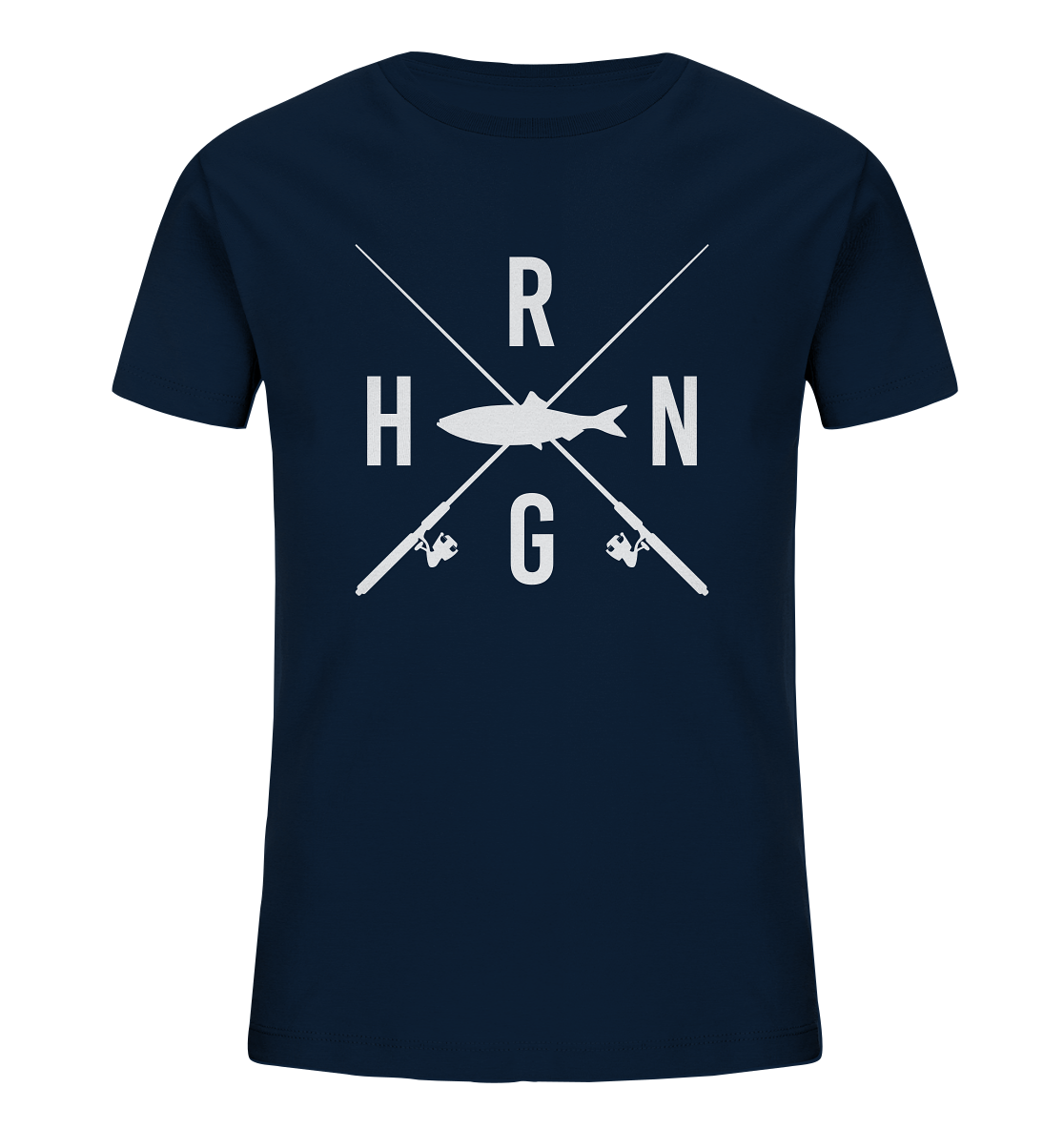 Hering gekreuzte Ruten - Kinder Bio T-Shirt