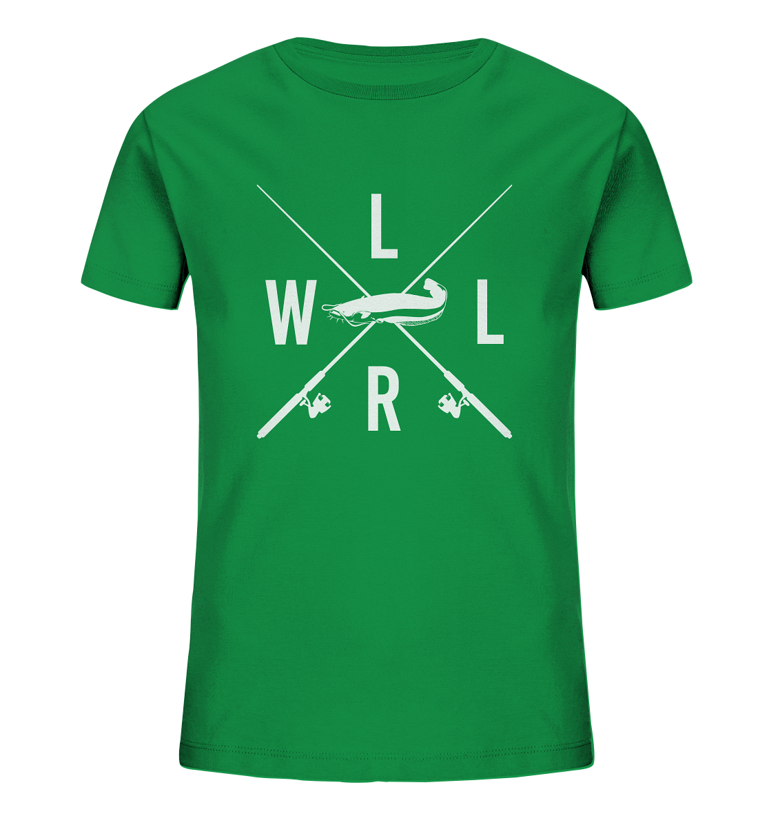 Waller gekreuzte Ruten - Kinder Bio T-Shirt
