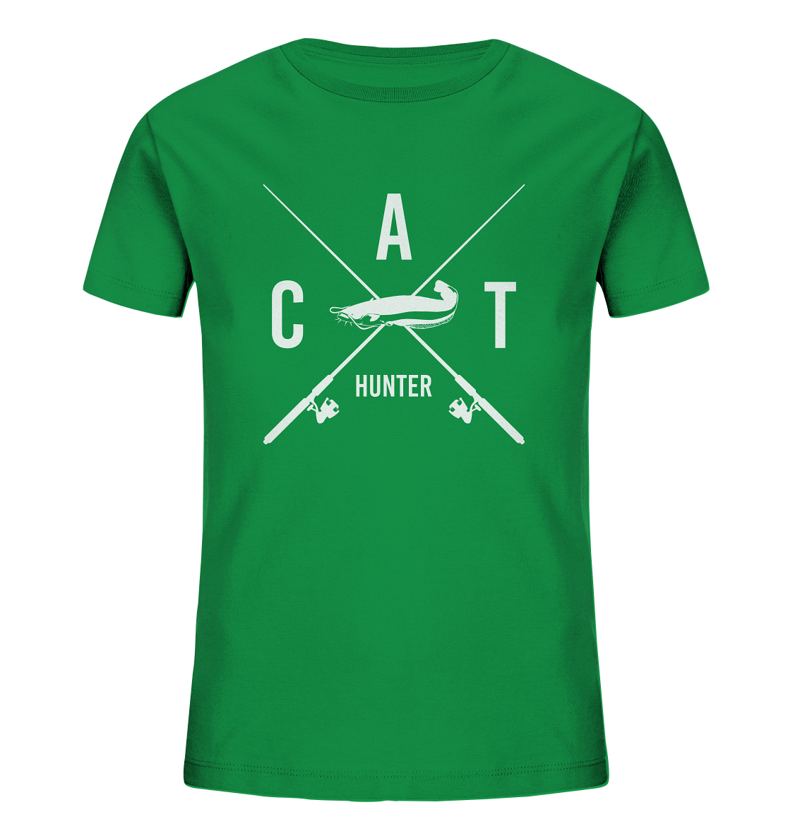 Cat Hunter  - Kinder Bio T-Shirt