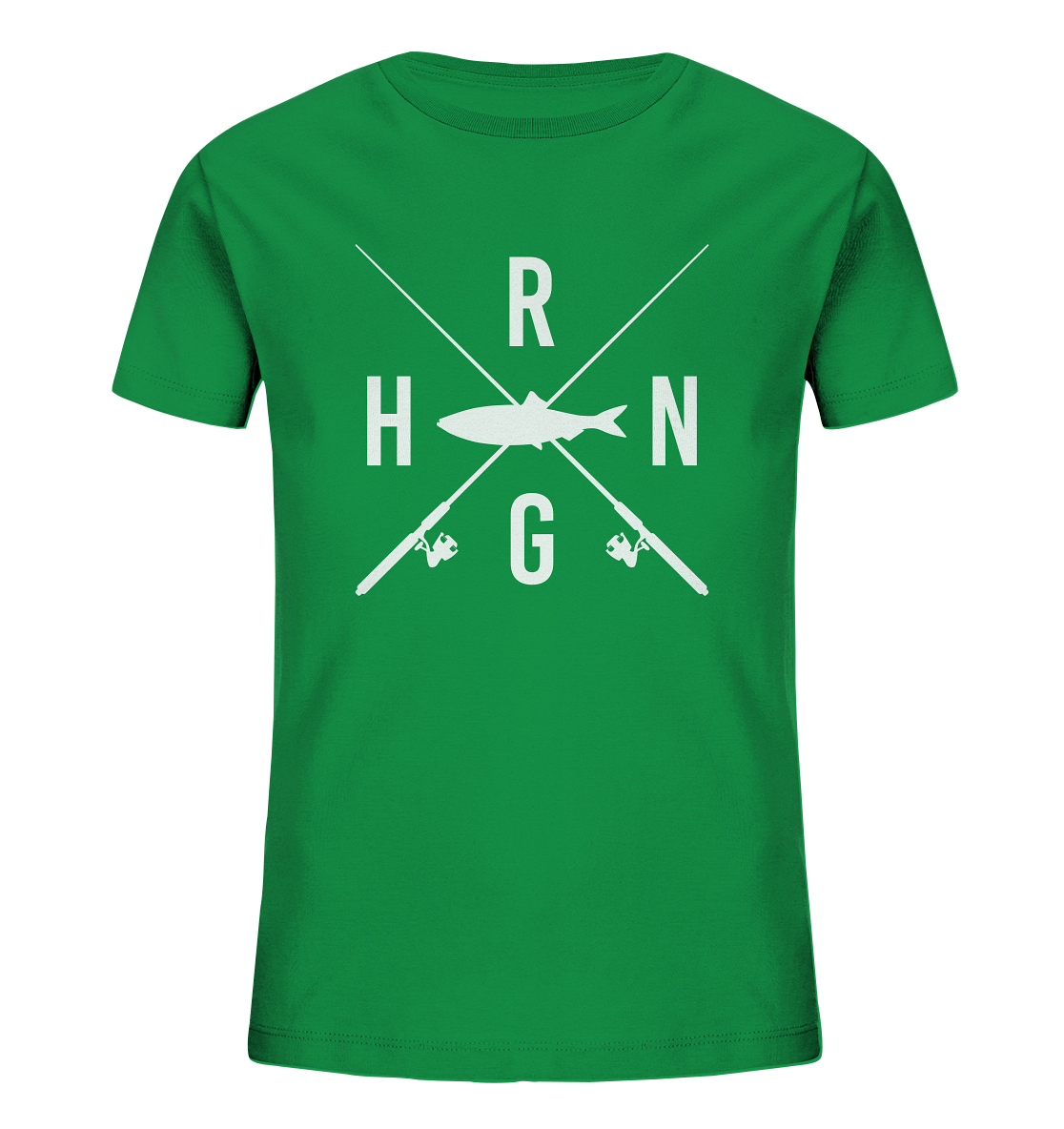 Hering gekreuzte Ruten - Kinder Bio T-Shirt