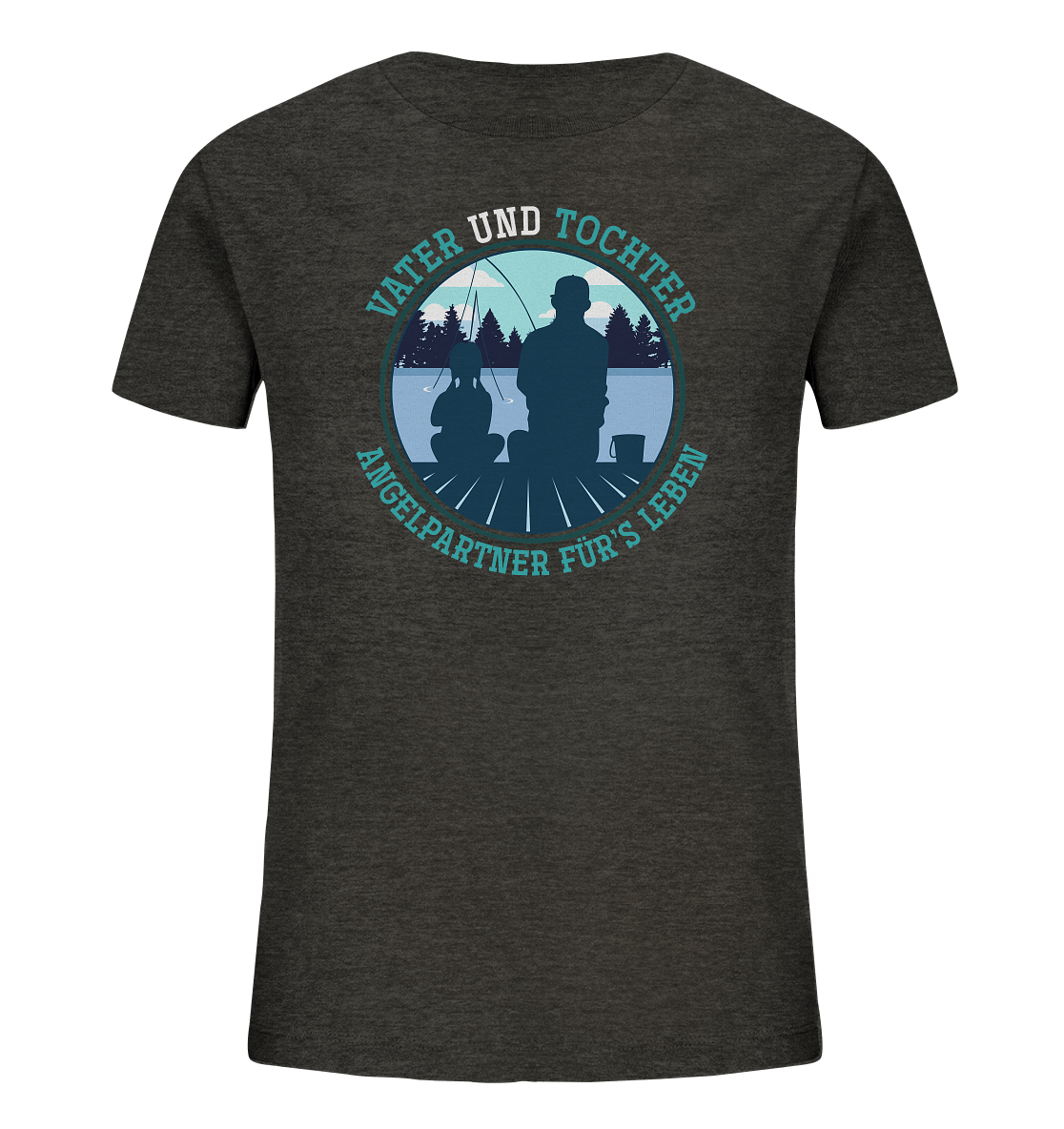 Vater und Tochter - Kinder Bio T-Shirt