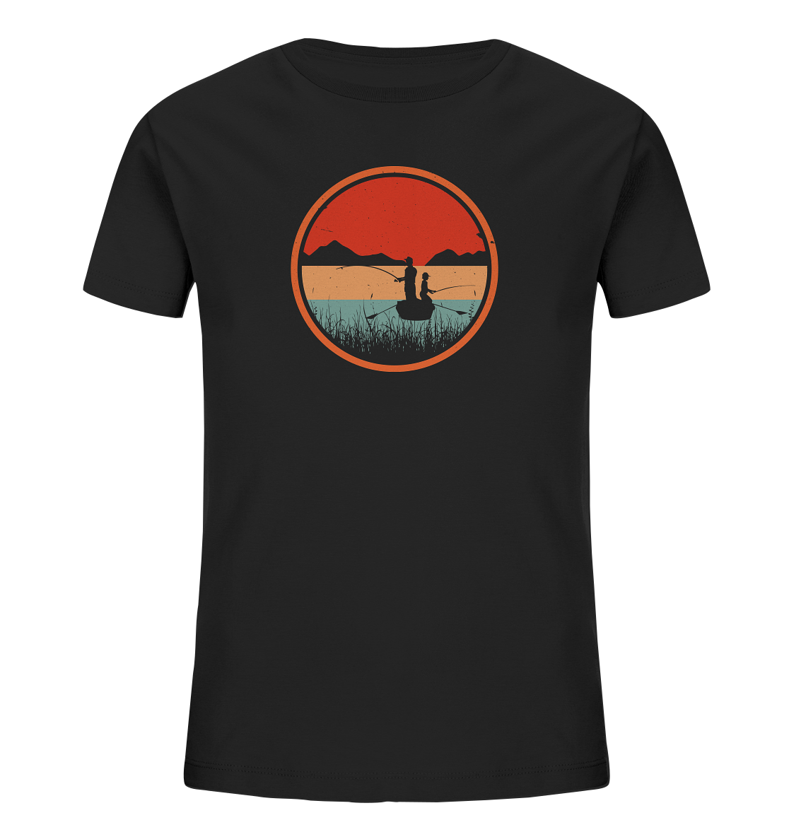 Bootsangeln - Kinder Bio T-Shirt