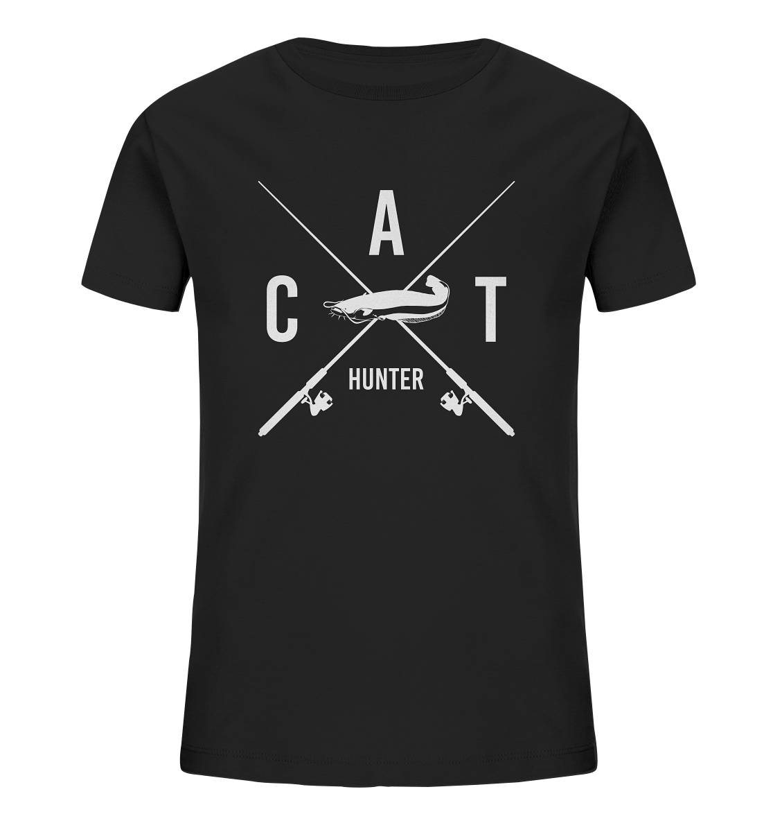 Cat Hunter  - Kinder Bio T-Shirt