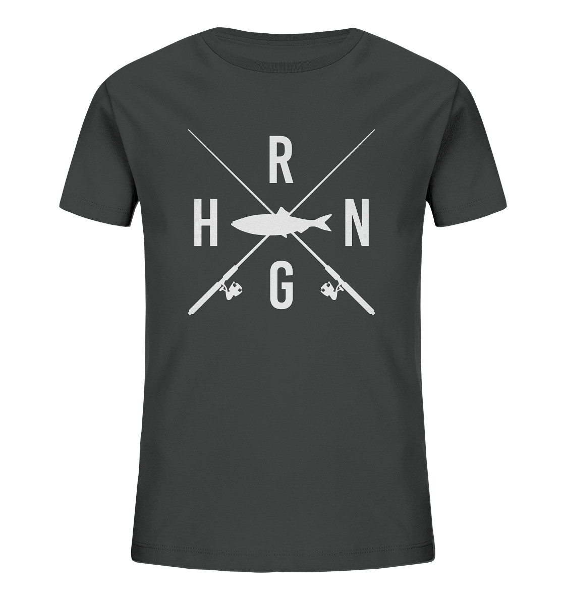 Hering gekreuzte Ruten - Kinder Bio T-Shirt