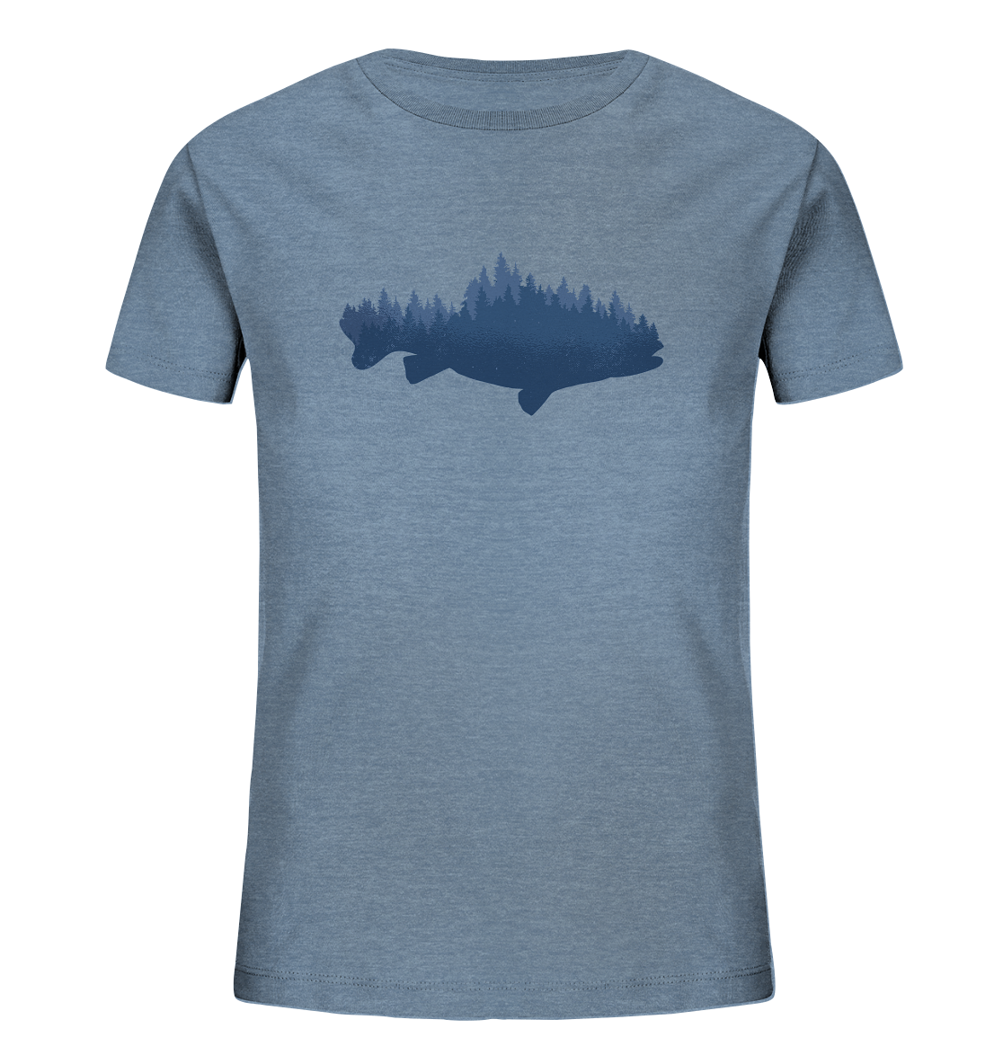 Fischkontur - Kinder Bio T-Shirt