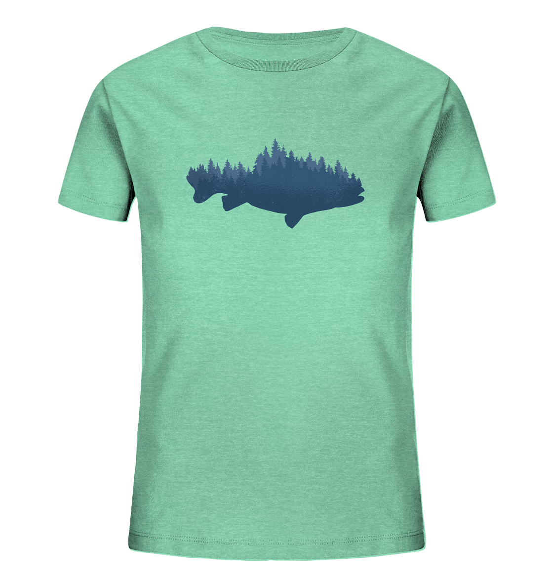 Fischkontur - Kinder Bio T-Shirt