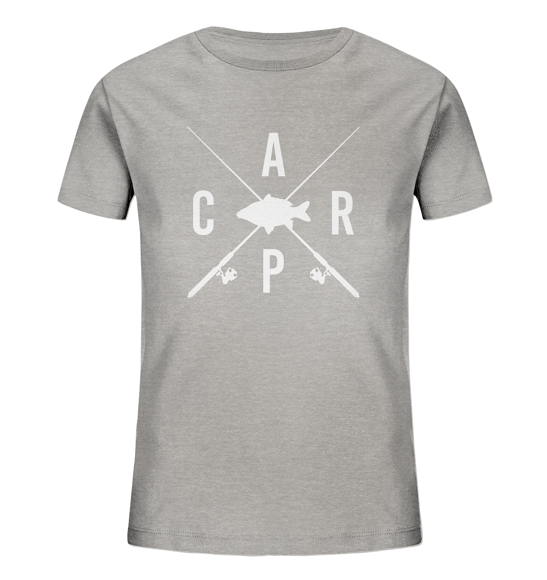 Carp gekreuzte Ruten - Kinder Bio T-Shirt