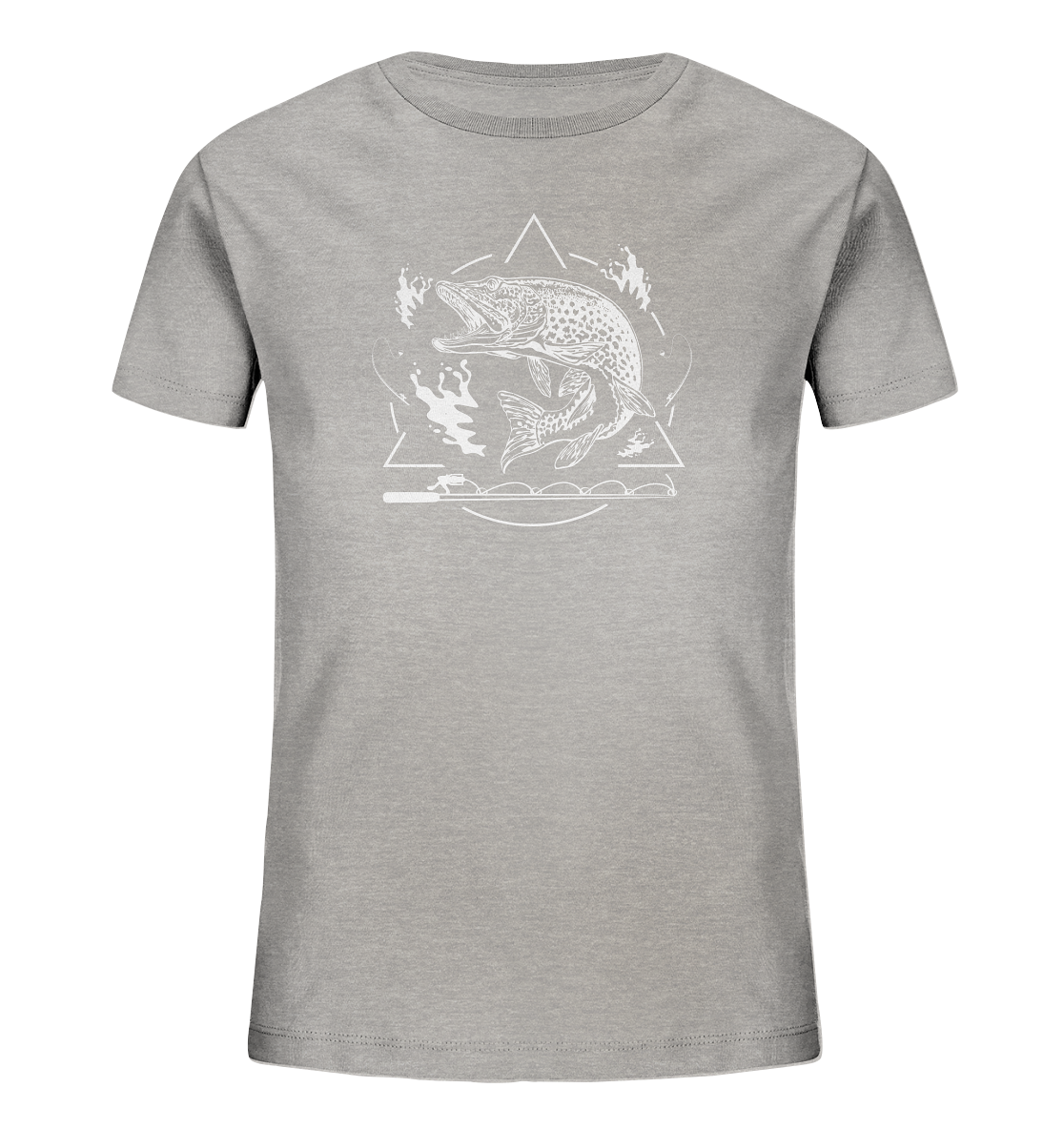 Hecht Angeln - Kinder Bio T-Shirt