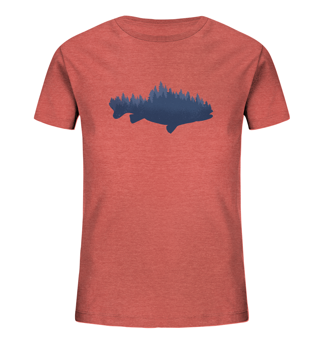 Fischkontur - Kinder Bio T-Shirt